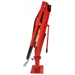 Gru Gruetta Idraulica 1T | Girevole 360° | Pieghevole | Sollevamento Motore per Officina Furgone